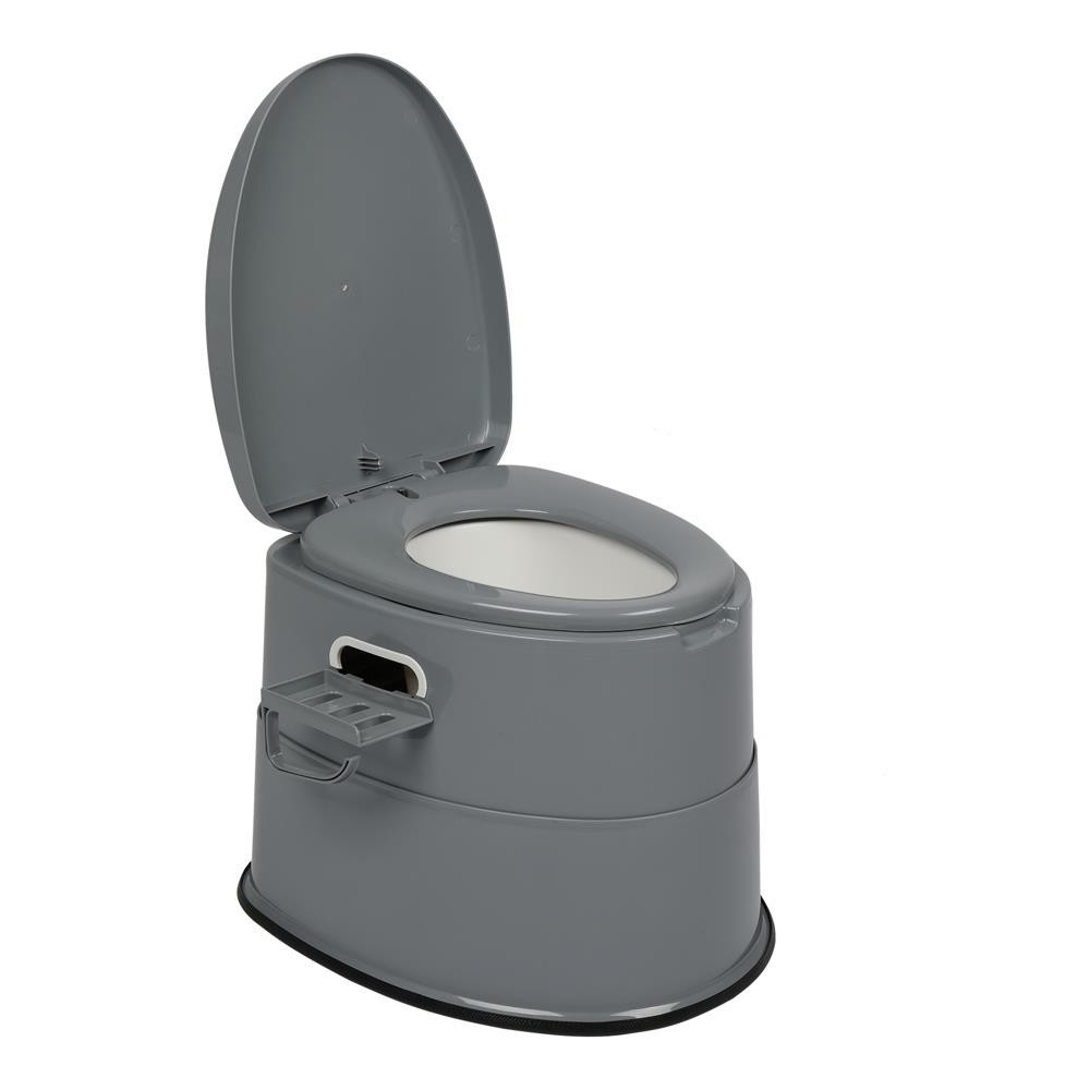 Camping Hygiene Portable Detachable 5L Toilet Indoor Outdoor Beige Commode