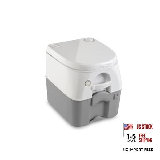 301097606 Portable Toilet 5.0 Gallon 5 Gallon (Without Brackets) Gray