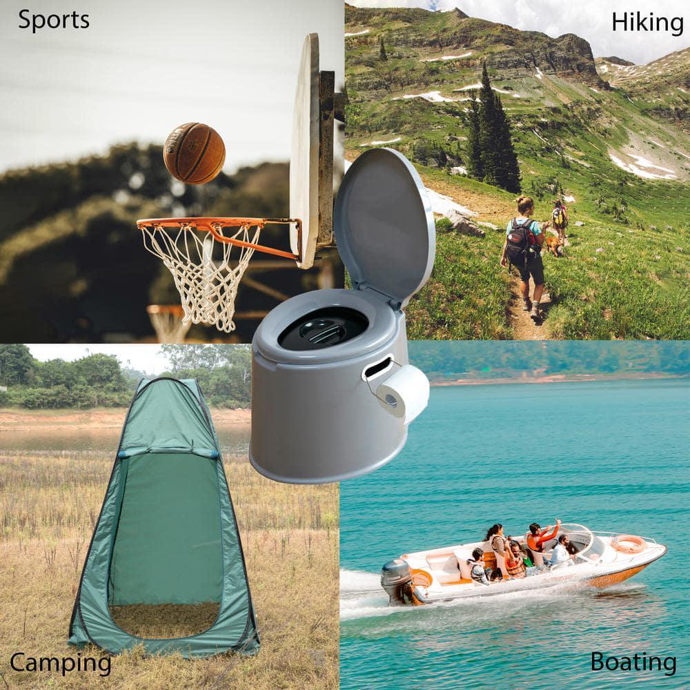 Portable Travel Toilet Camping Hiking Bag Non-Electric Waterless Lightweight