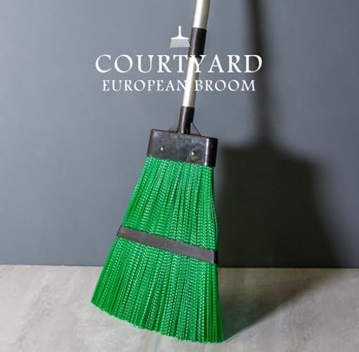 Courtyard Broom-Heavy Duty Broom Long Handle Outdoor Commercial Angle Broom