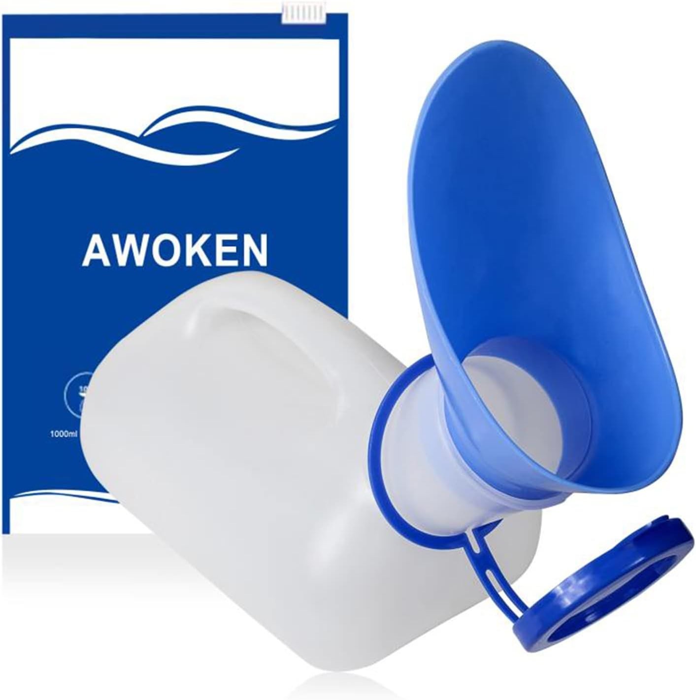 Leakproof Travel Urinal for Men, Women & Kids – Includes Funnel & Sealed Lid