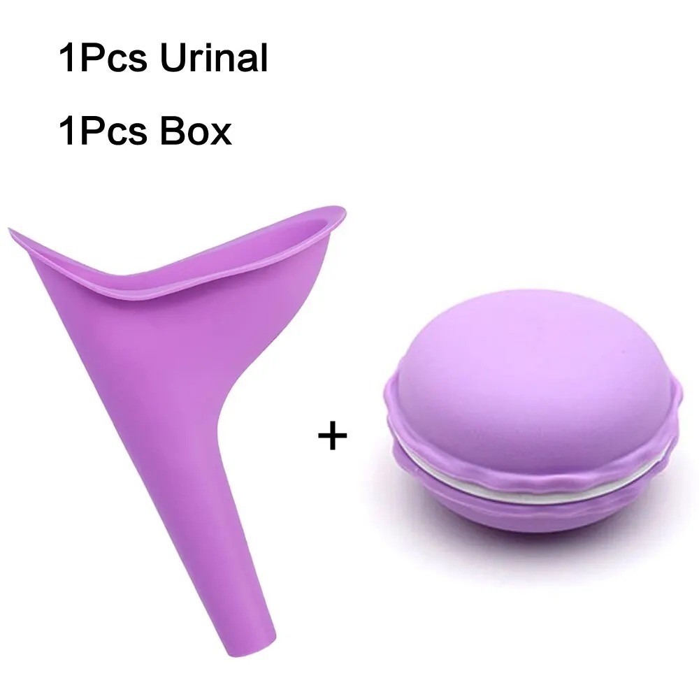 Reusable Plastic Portable Urinal Women Female Travel Camping Stand Pee Device