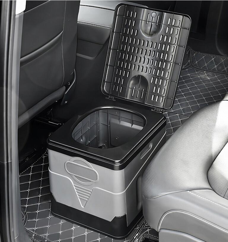 6.6 Gallon 20L Portable Toilet Flush Travel Camping Commode Potty Outdoor Indoor