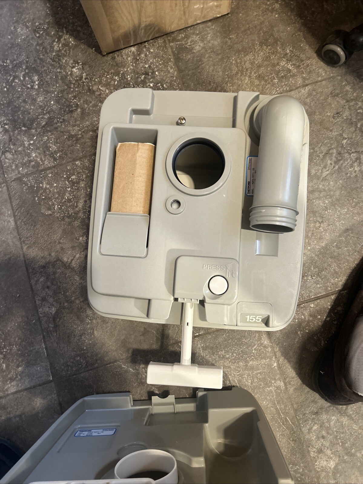 THETFORD MODEL 155 PORTA POTTI PORTABLE TOILET 4.3 GALLONS BRAND NEW!!!