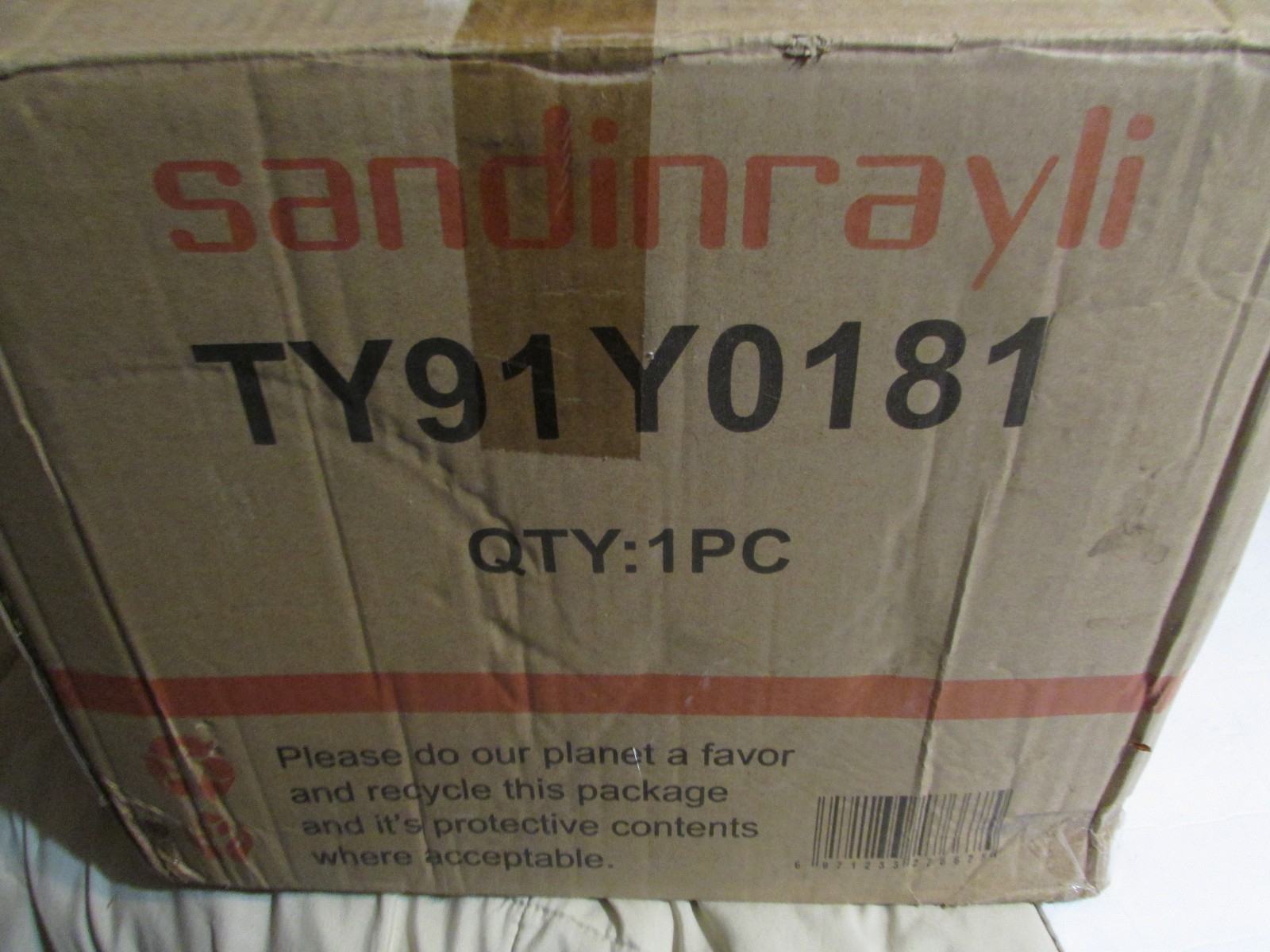 Sandinrayli RV Portable Toilet Light Gray TY91Y0181 Up to 440 lbs Compact Design