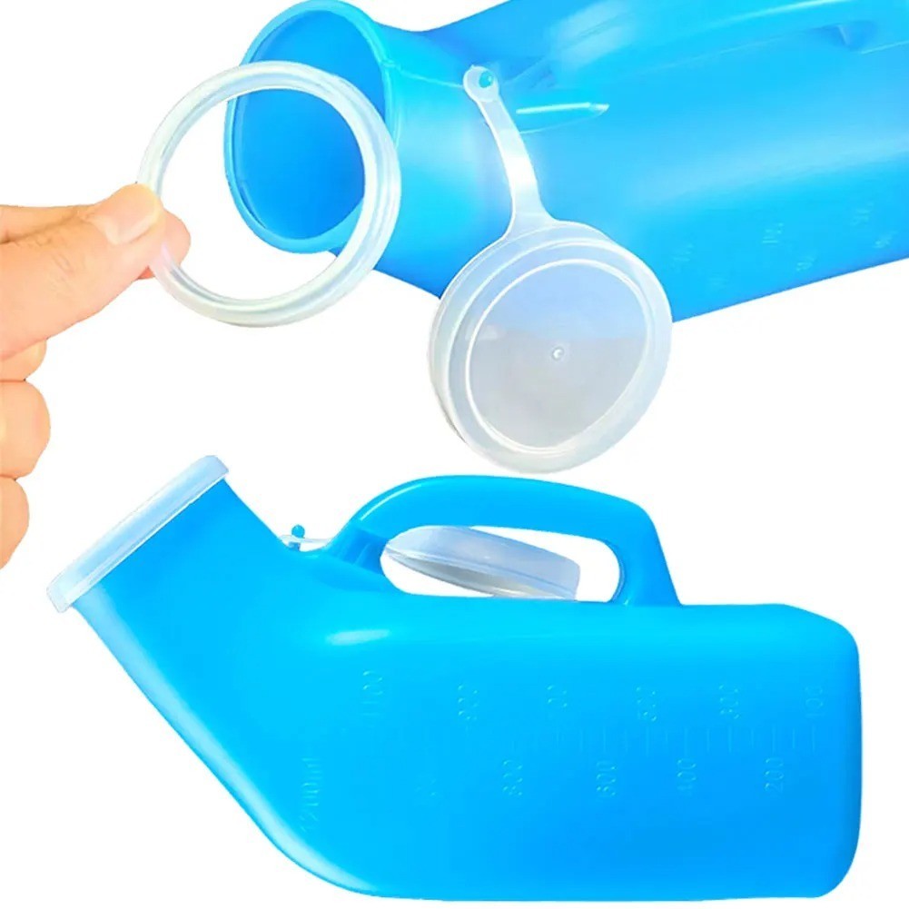 1200ml Male Urinal Bottle Spill Proof Portable Pee Container