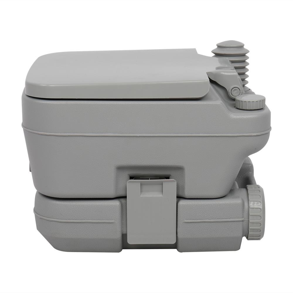 Portable Toilet 10L 2.6 Gallon Camping Toilet Flush Travel Potty Indoor/Outdoor