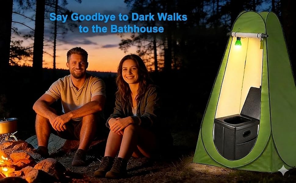 Portable Toilet for Camping, Foldable Travel Toilet for Adults, Heavy Duty