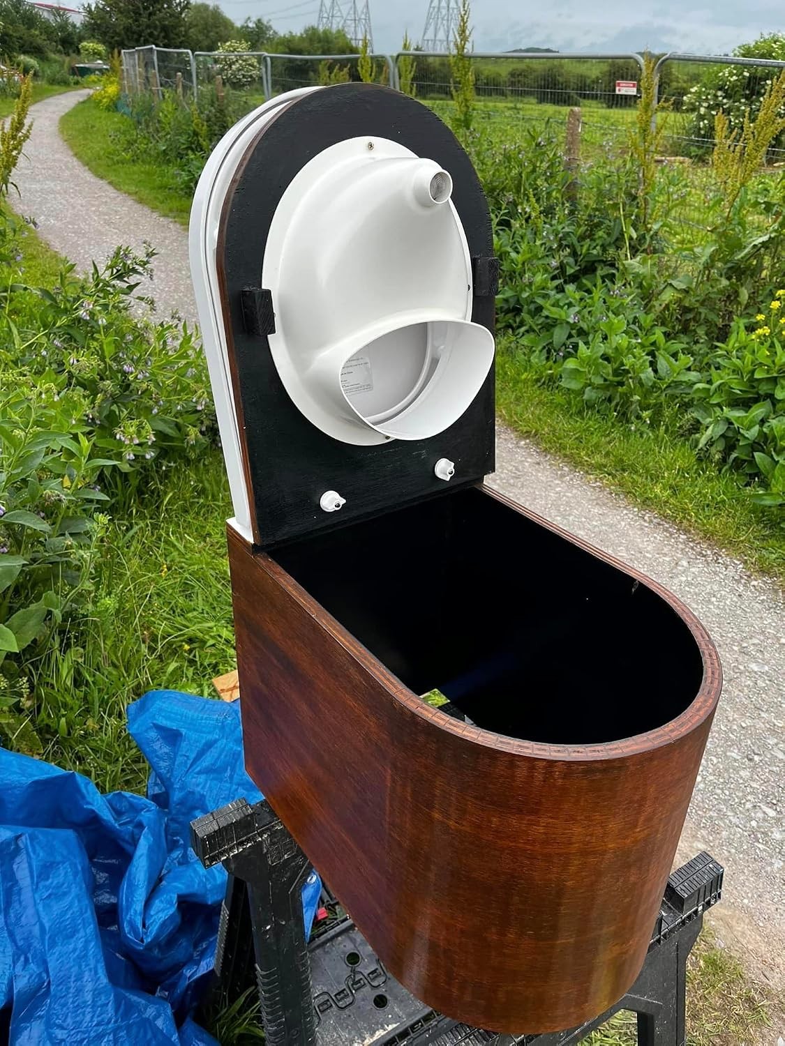 Composting Toilet Urine Diverter Complete Wrap Around Separator DIY Urine