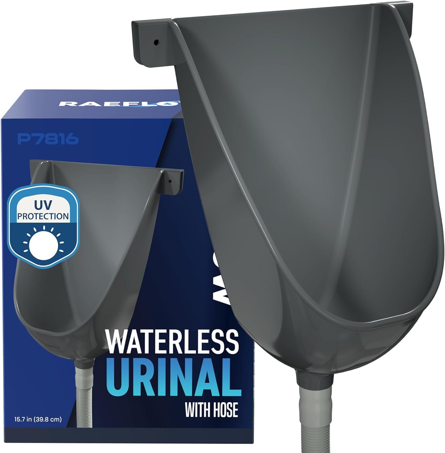 Waterless Outside Toilet Urinal With Hose Urine Diverter Urinal For Men Bathroom