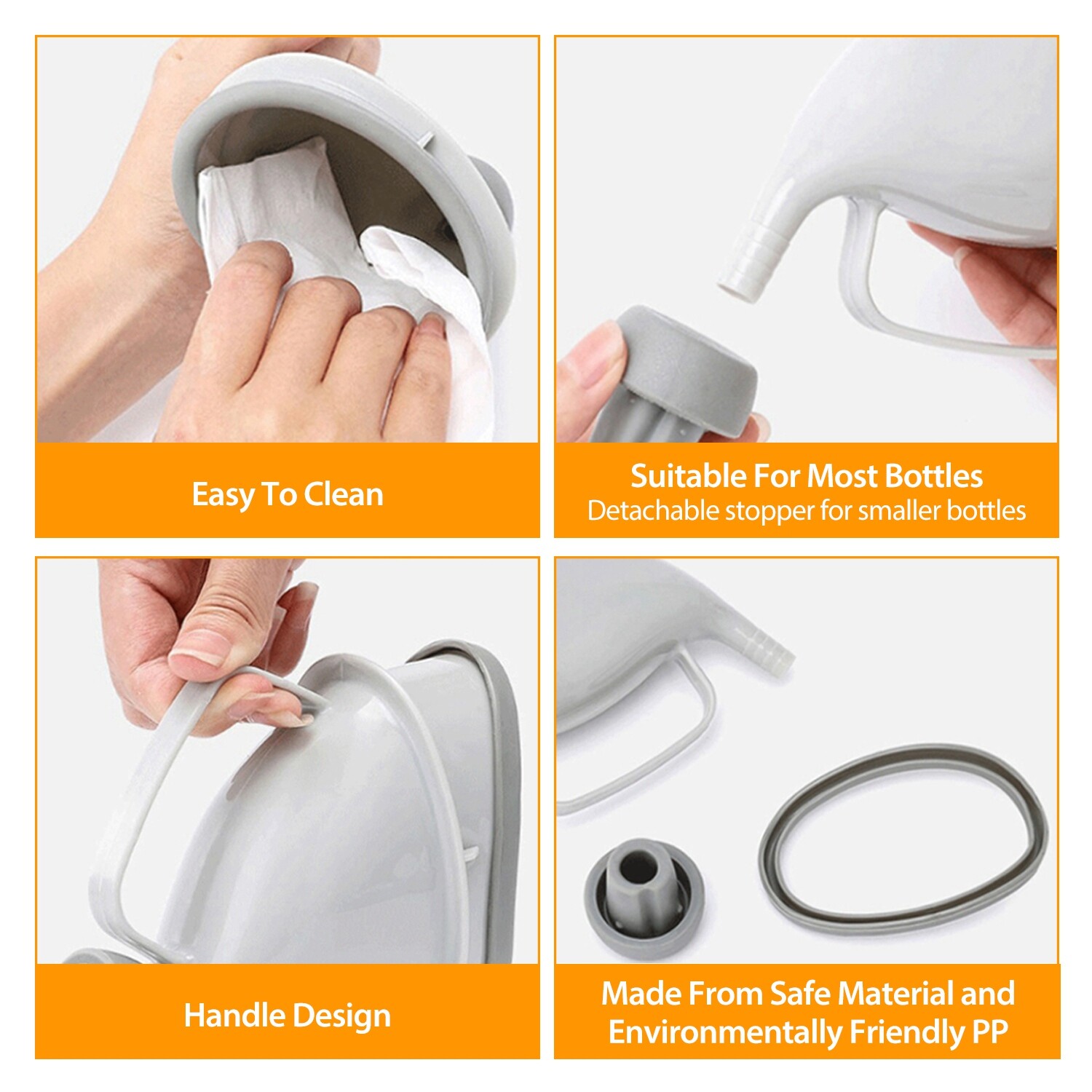 Camping Portable Female Urinal Device Reusable Cup Urination Funnel For Women