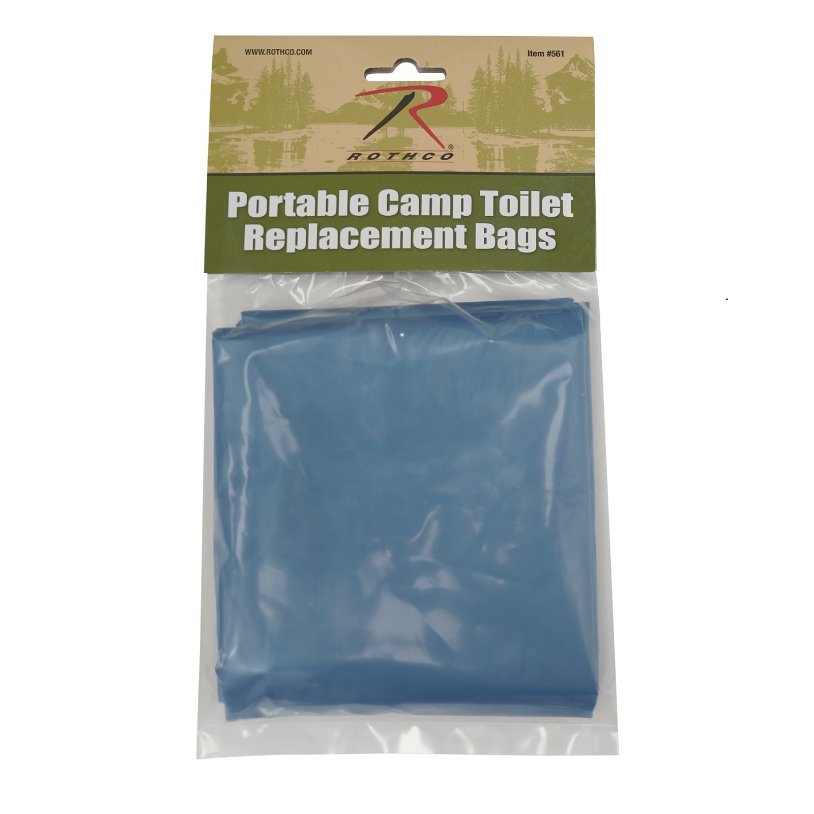 Rothco Portable Camp Toilet Replacement Bags | 561 | Travel Toilet Bags (10 pcs)