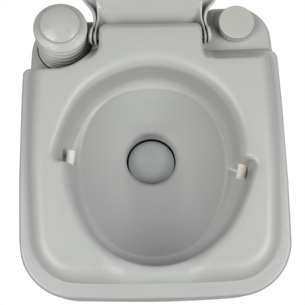 2.8 Gallon Portable Camping Toilet Flush Porta Vehicle Boat Toilet Potty