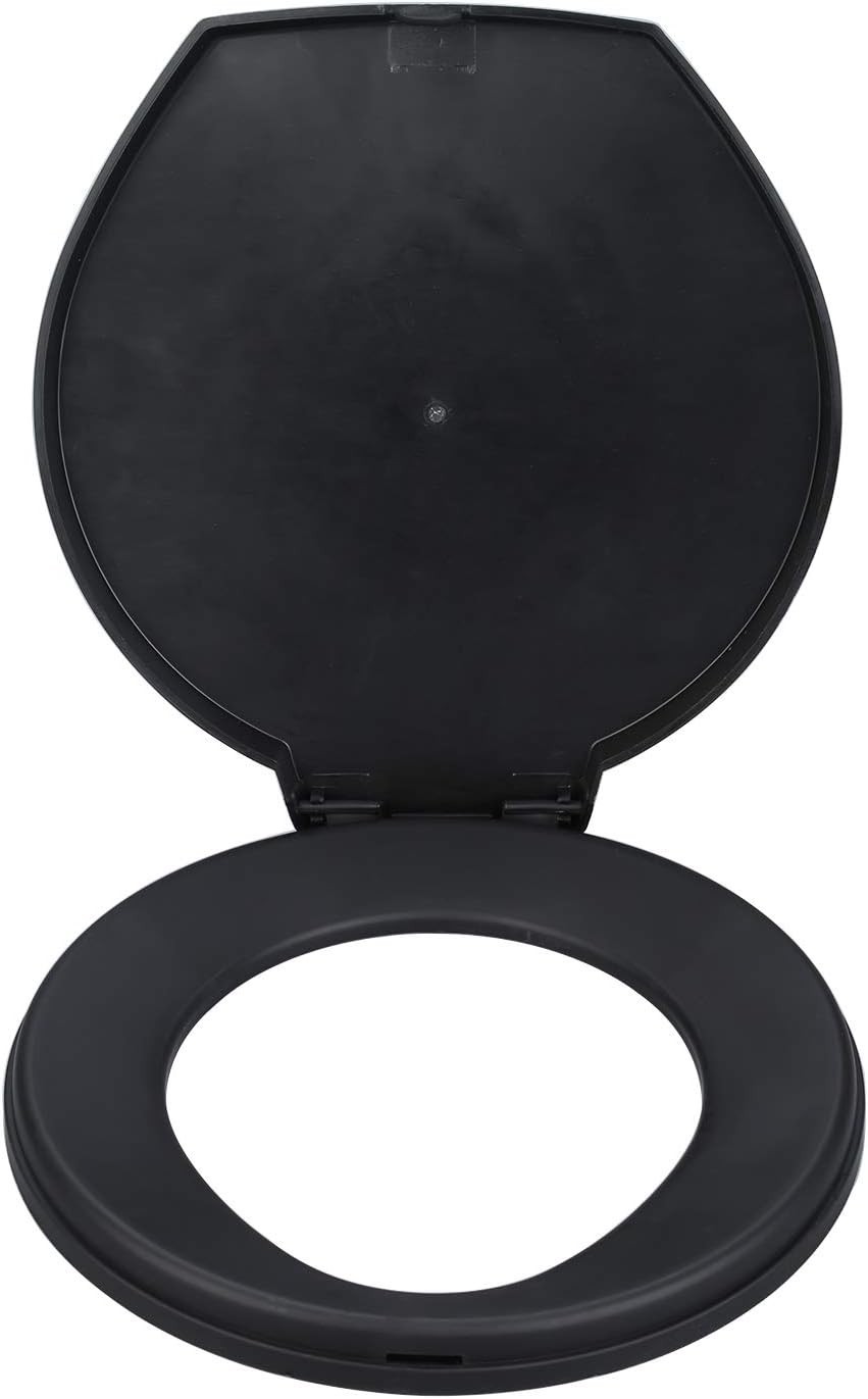 Portable Camping Toilet Seat for 5 Gal Buckets, with Lid Snap-On Emergency To…