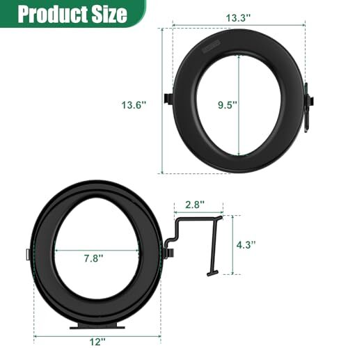 5 Gallon Bucket Toilet Seat w/ Lid Travel Outdoor Camping Hiking Snap On
