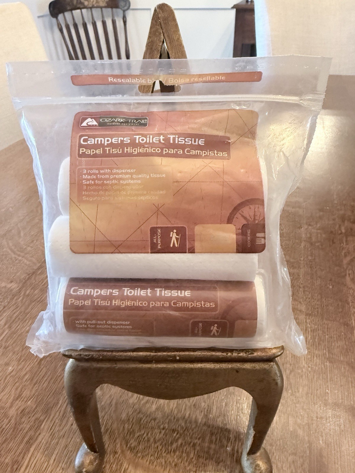 3 Rolls Bio-degradeable Paper Camping Hunting Survival Emergency Kits Toilet