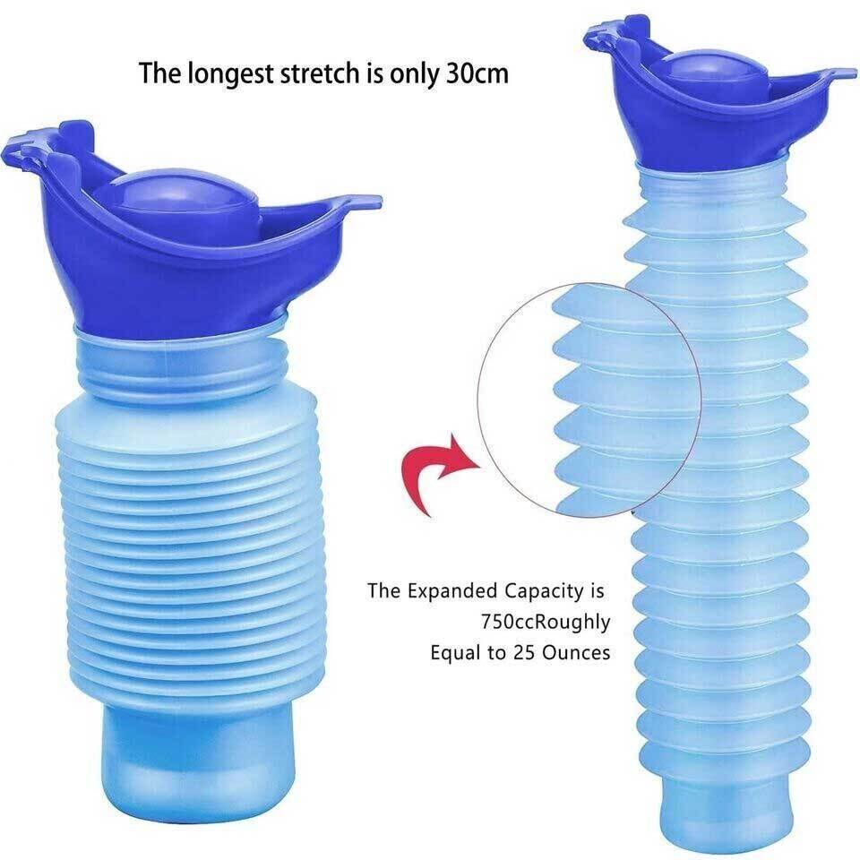 Emergency Portable Urinal Travel Camping Car Toilet Pee Bottle Kit Male Female