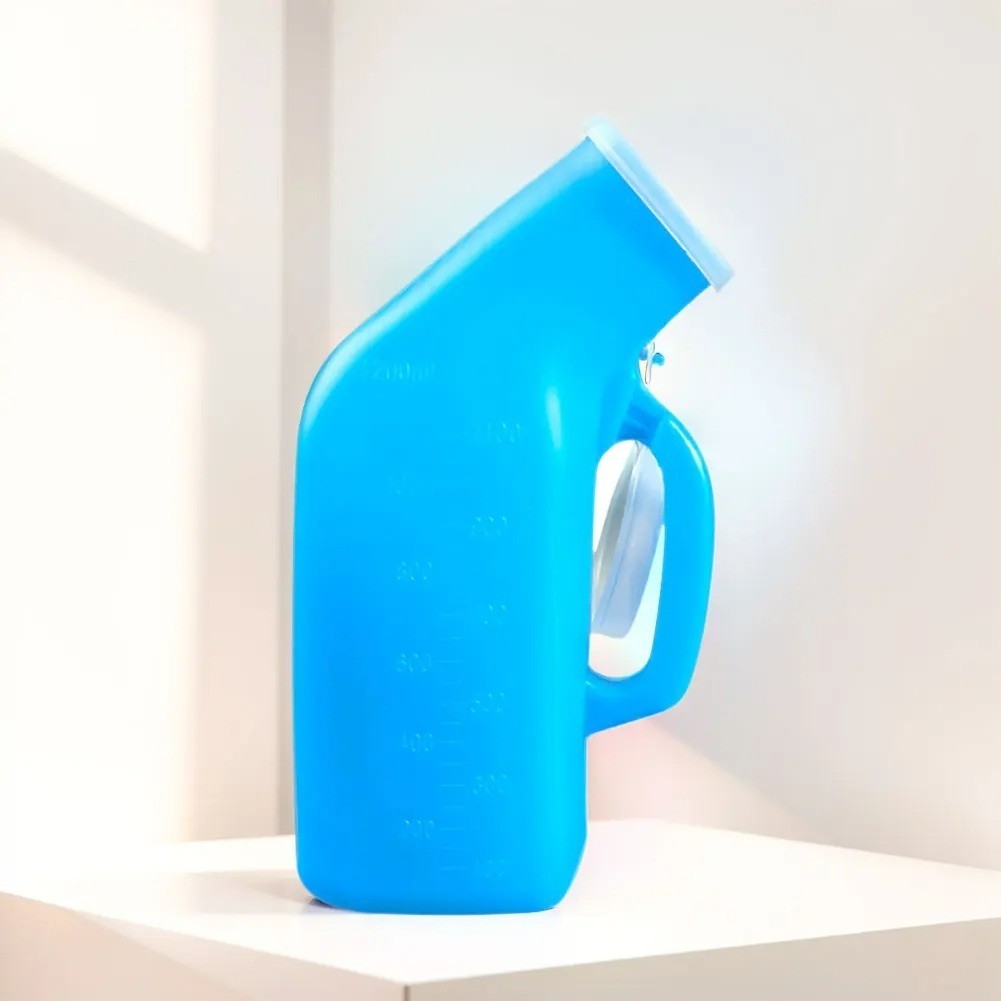 1200ml Portable Urinal Bottle with Lid for Men Travel Camping Leakproof Toilet