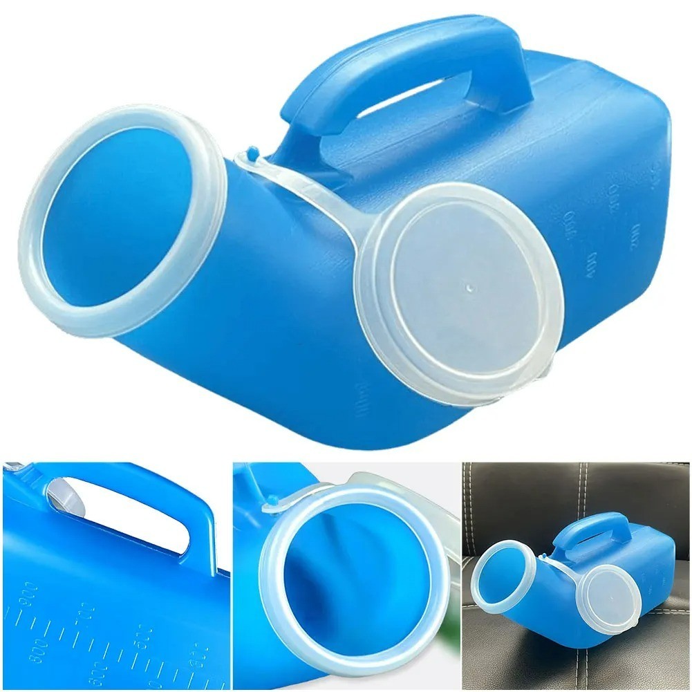 1200ml Portable Urinal Bottle with Lid for Men Travel Camping Leakproof Toilet
