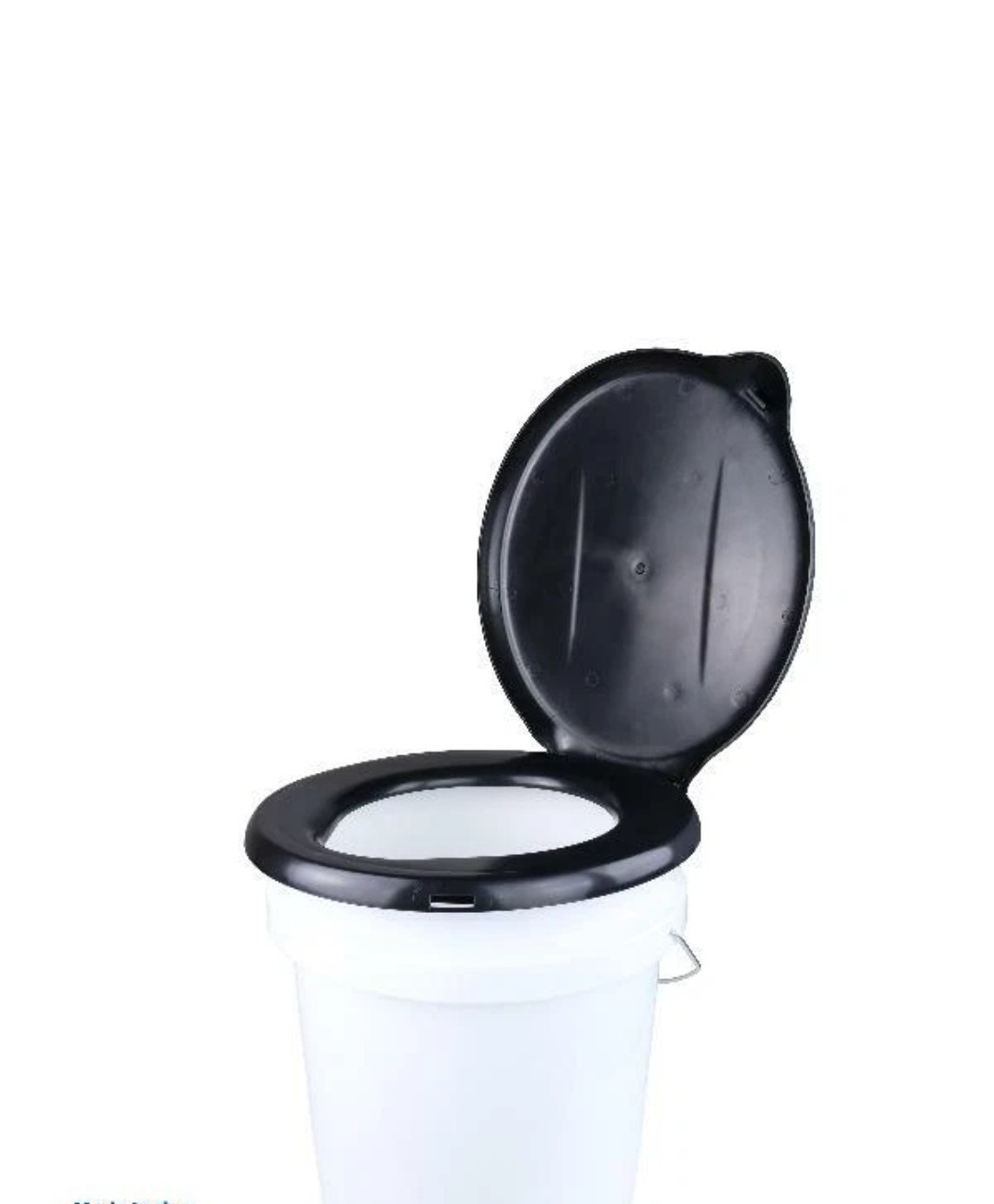 Portable Black Ozark Trail Bucket Toilet Seat Cover Camping Outdoor Travel New