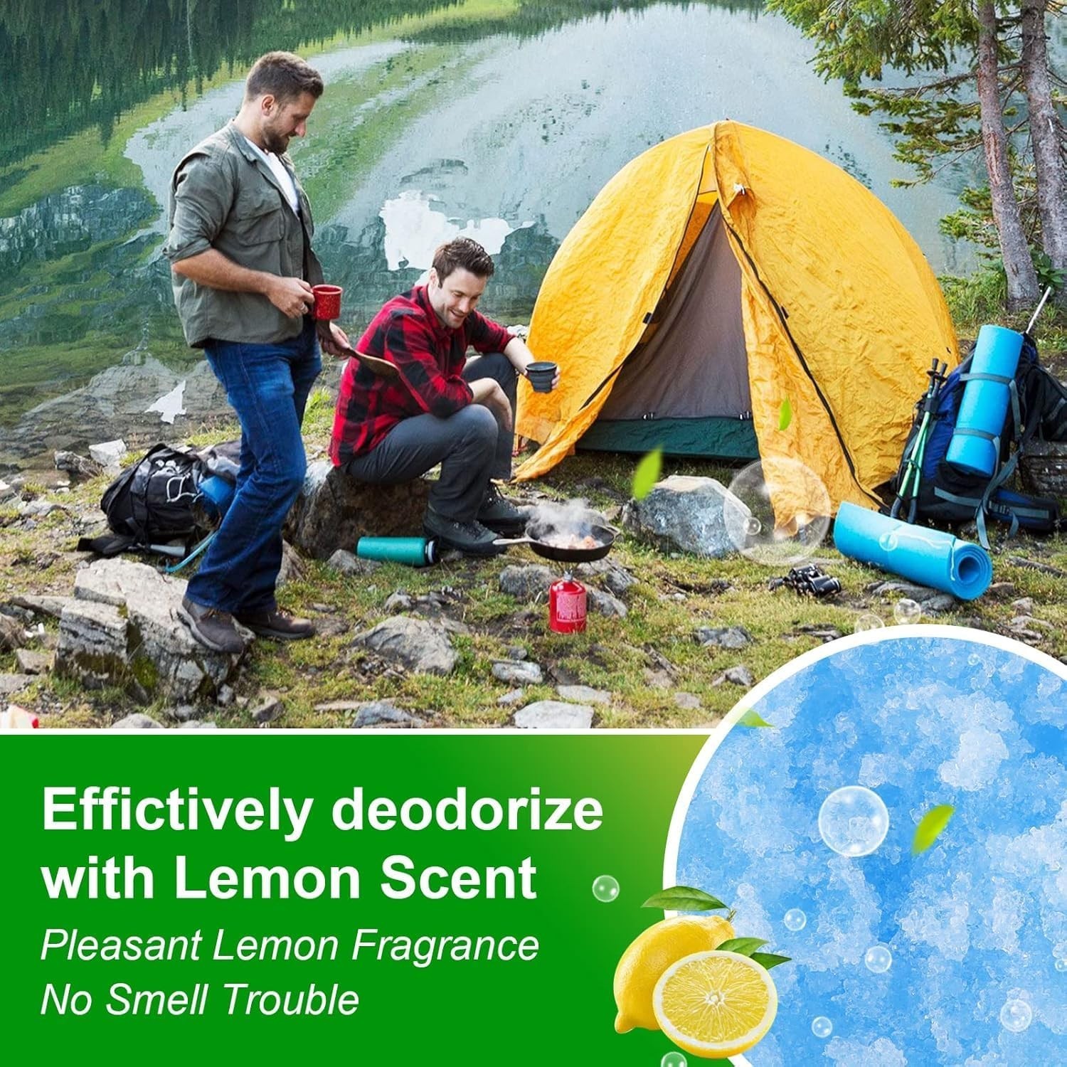 Poo Gel for Portable Toilet, Poo Gel for Camping Toilet, Poo Deodorizing Trea…