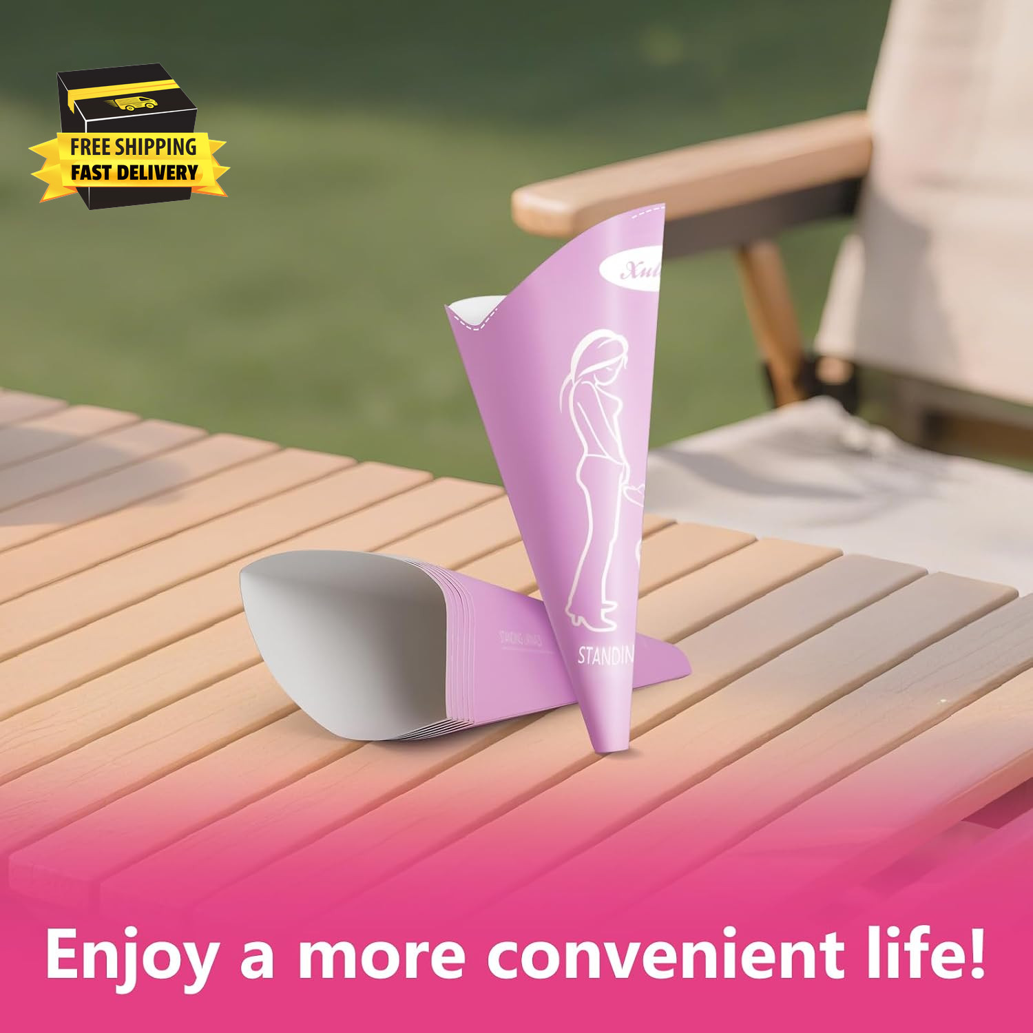 Disposable Female Urination Device, 10PCS Portable Pee Funnel for Women, Portabl
