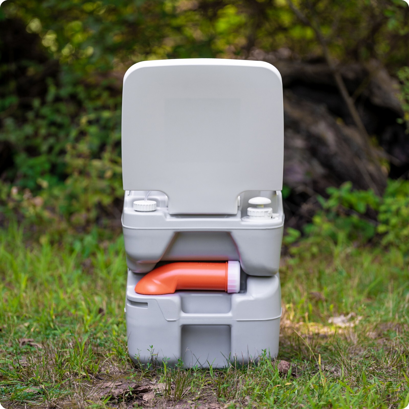 Alpcour Portable RV Toilet with Storage Bag – Commode Toilet for Camping & Boat