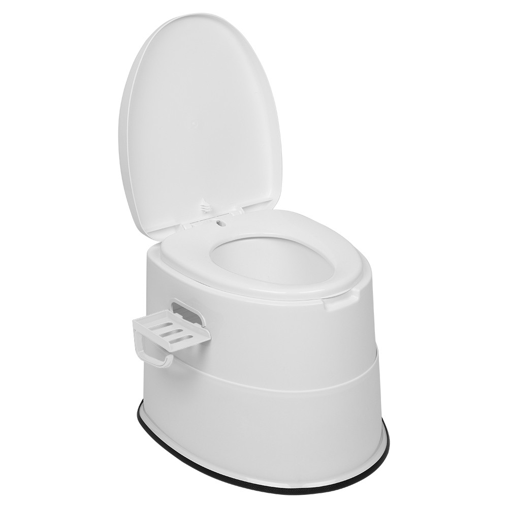 Portable Toilet Anti Slip Camping Commode Potty Odor Proof Mobile Home Hospital