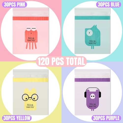 120pcs Car Trash Bag, Stick-on Disposable Trash Bag | Leakproof Vomit Bags