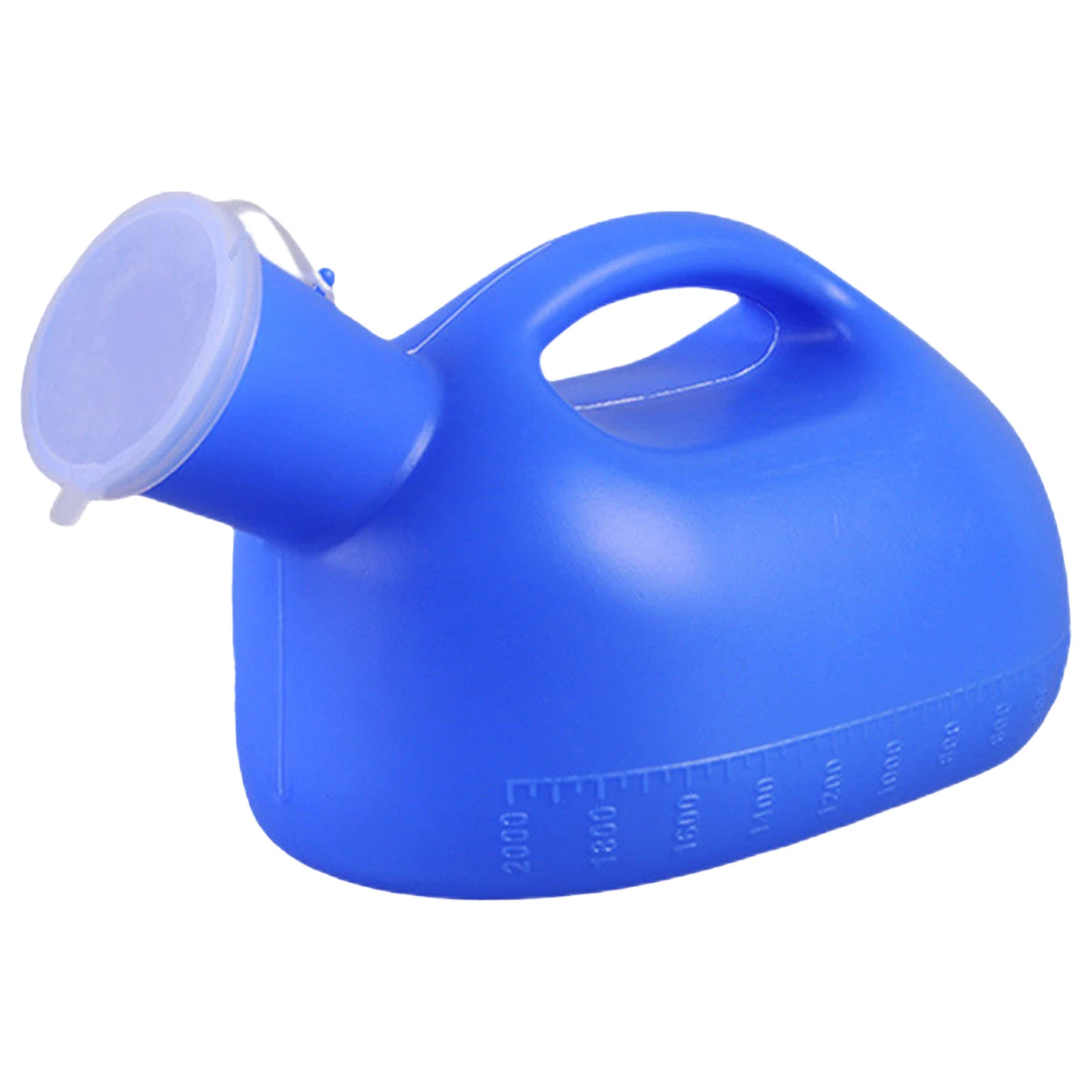 2000Ml Thick Male Urinal with Lid Outdoor Survival Tools Portable Pee Bottle for