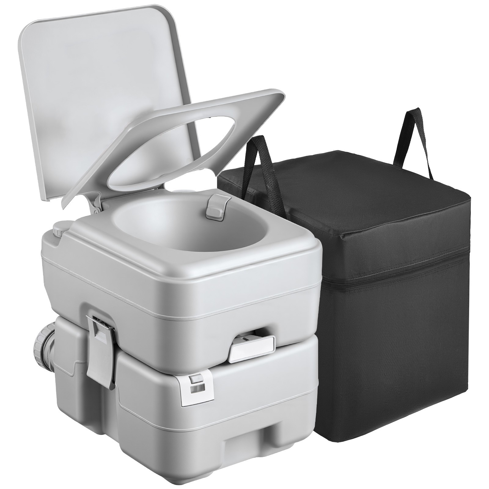 Uimoso Portable Outdoor Travel Toilet 5.3 Gallon Flush for Camping and Hiking