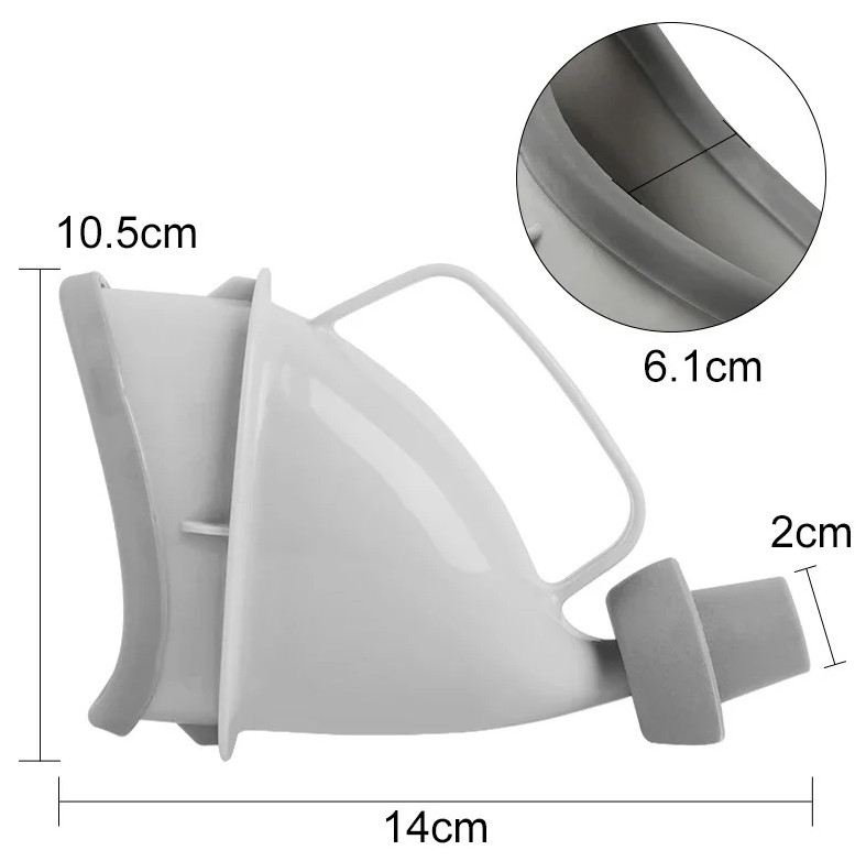 1pc Portable Unisex Urinal Funnel Outdoor Travel Camping Toilet Aid – NEW