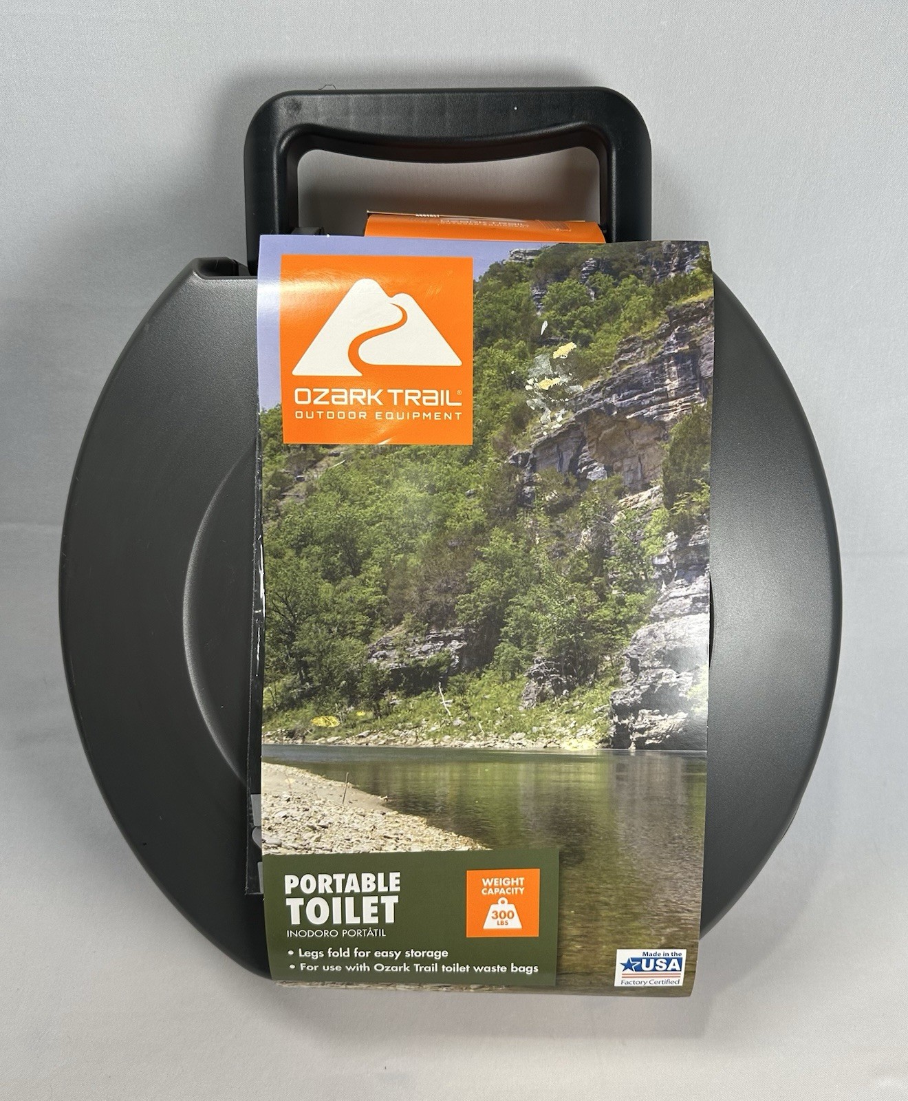 Camping Toilet Portable New Ozark Trail 1 Gallon 14.5 inch Hunting New