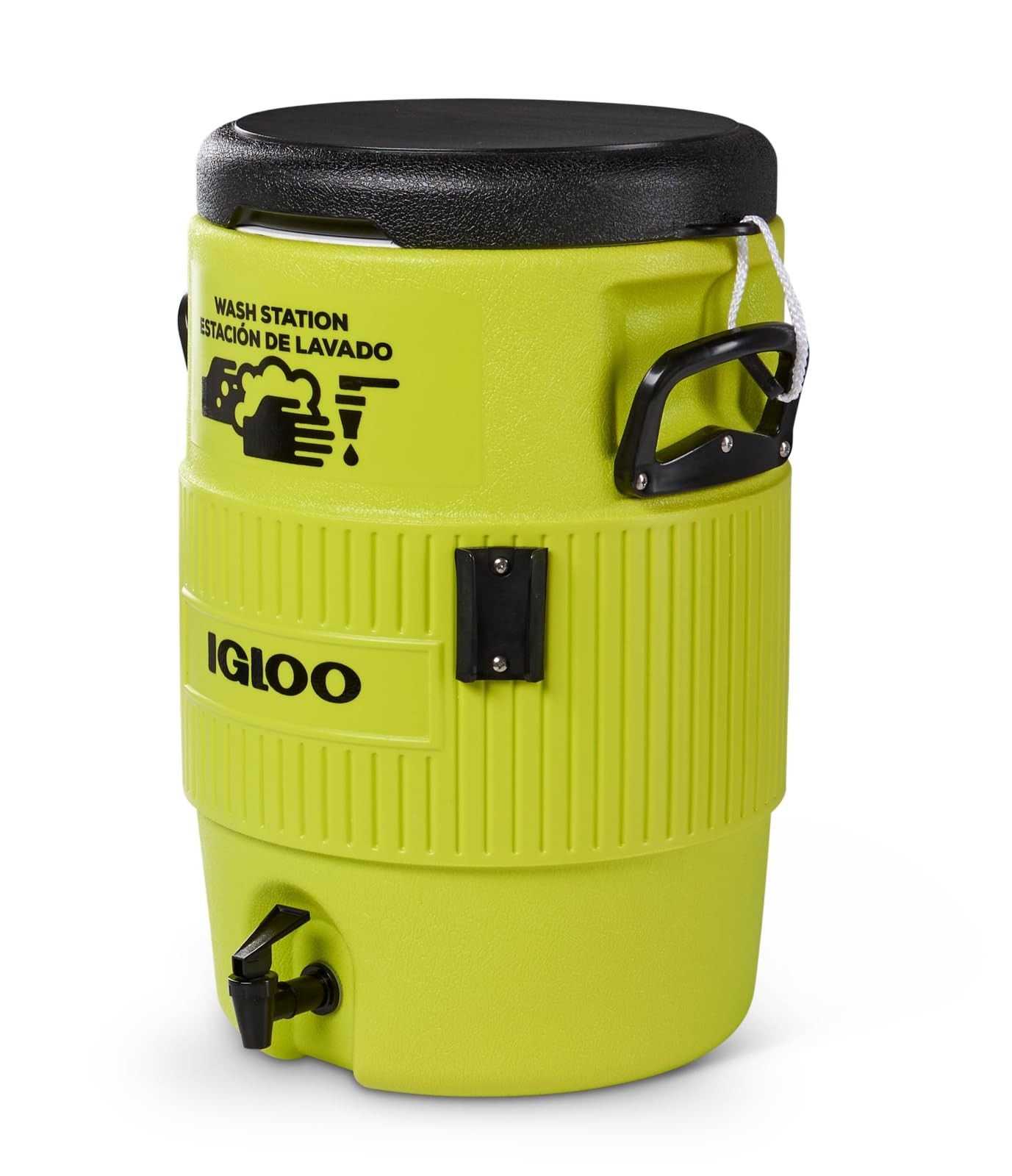 Hardsided Commerical Acid Green 5-Gallon Seat Top Plastic Wash Station