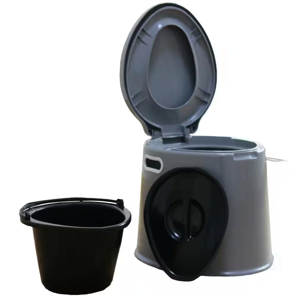 Portable Travel Toilet for Camping and Hiking with Travel Bag Non-Electric Water
