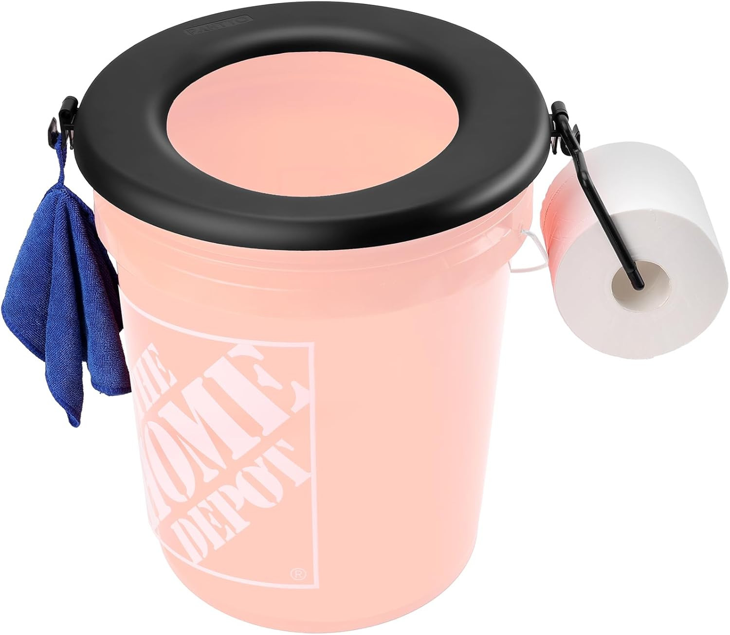 Bucket Toilet Seat, Portable Toilet Seat for 5 Gal Buckets, Camping Toilet Seat,