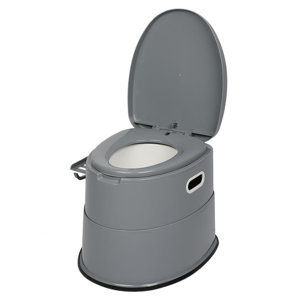 Camping Hygiene Portable Detachable 5L Toilet Indoor Outdoor Beige Commode