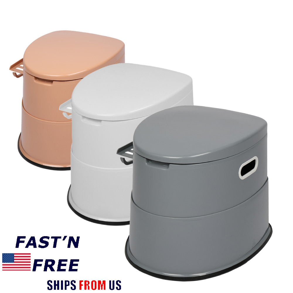 5L Portable Toilet Travel Camping Hygiene Detachable Outdoor Potty Commode