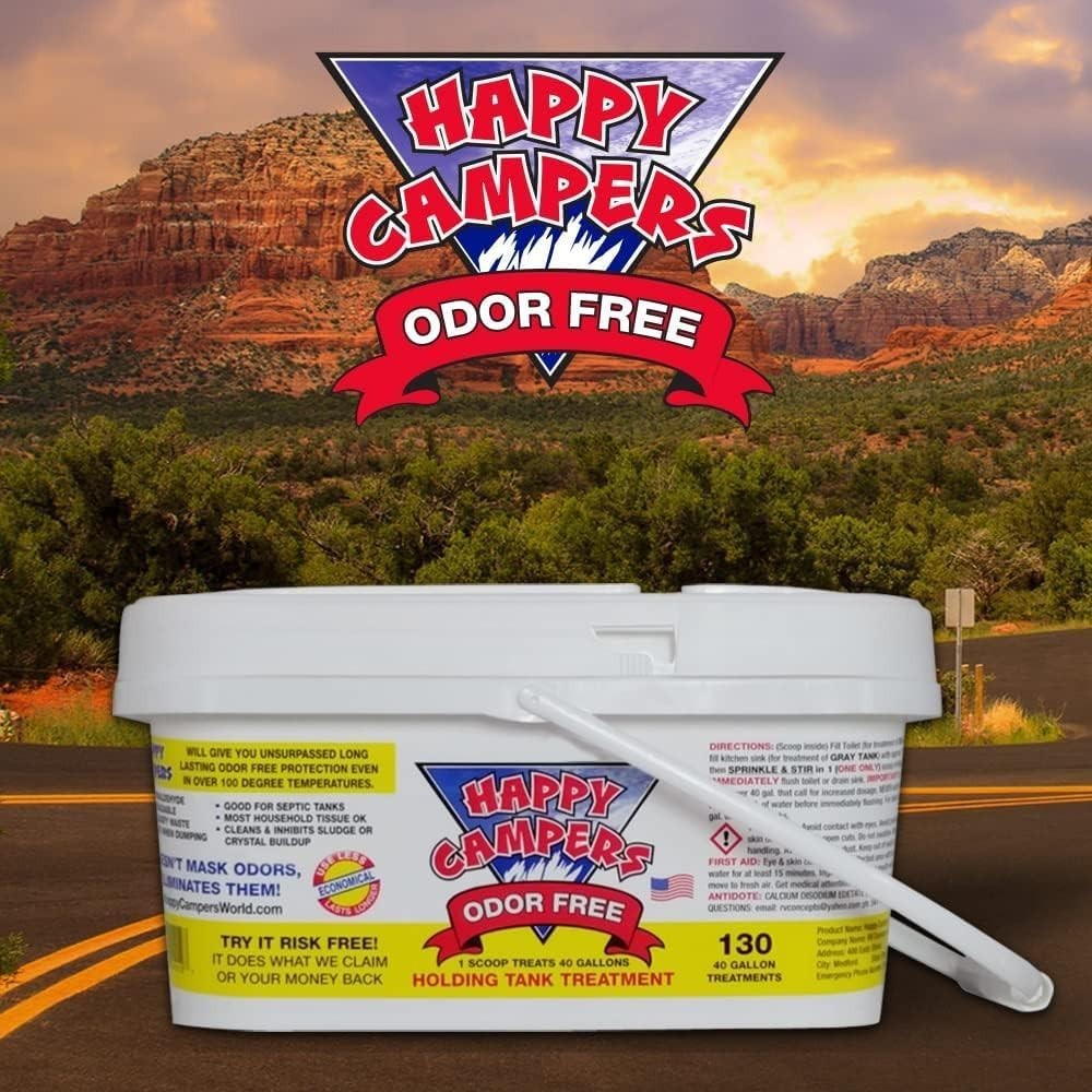 RV Toilet Treatment – Powerful Odor Control, Long-Lasting RV Tank Treatment -…