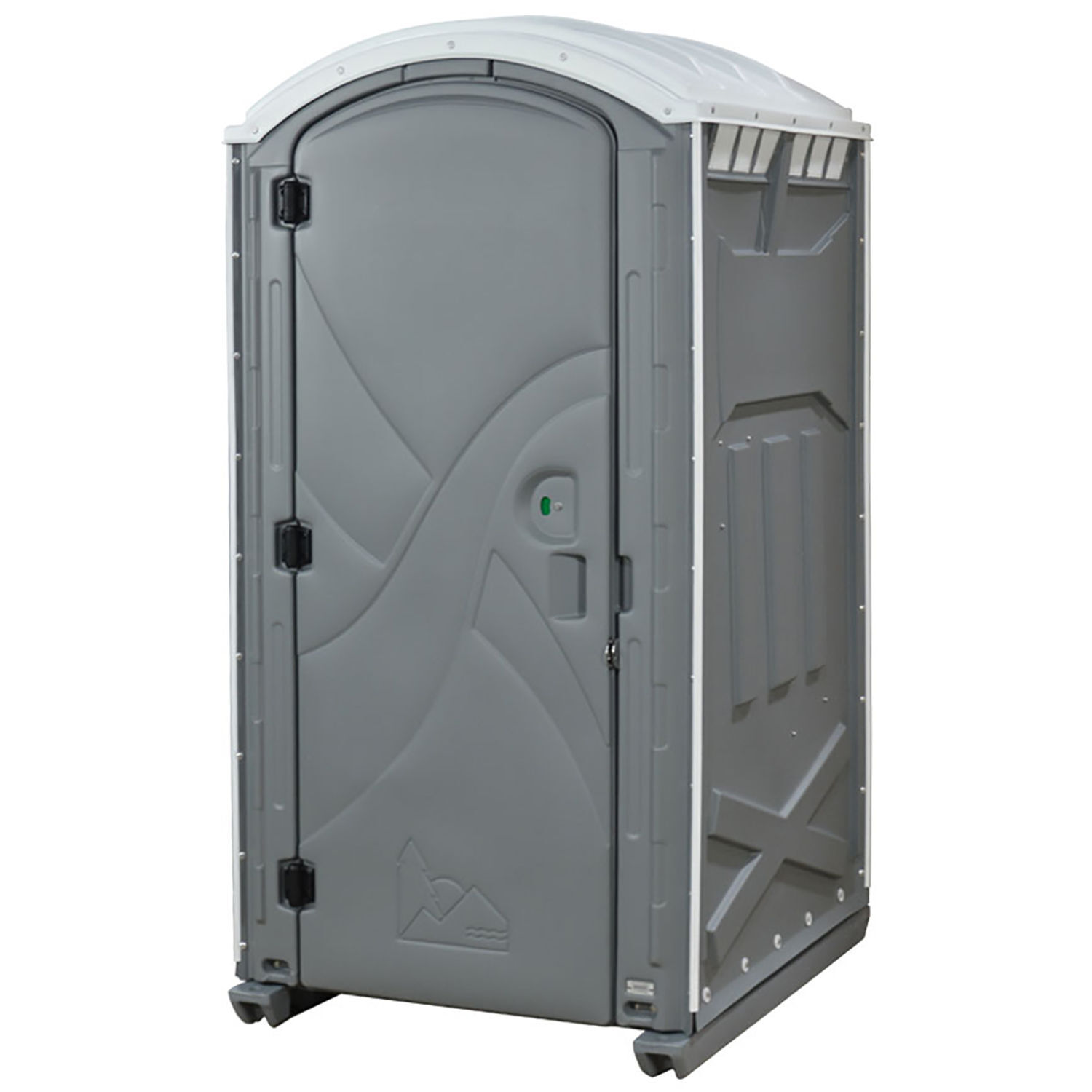 PolyPortables PPAX-05 Axxis Portable Restroom Gray 47″L x 43″W x 92″H