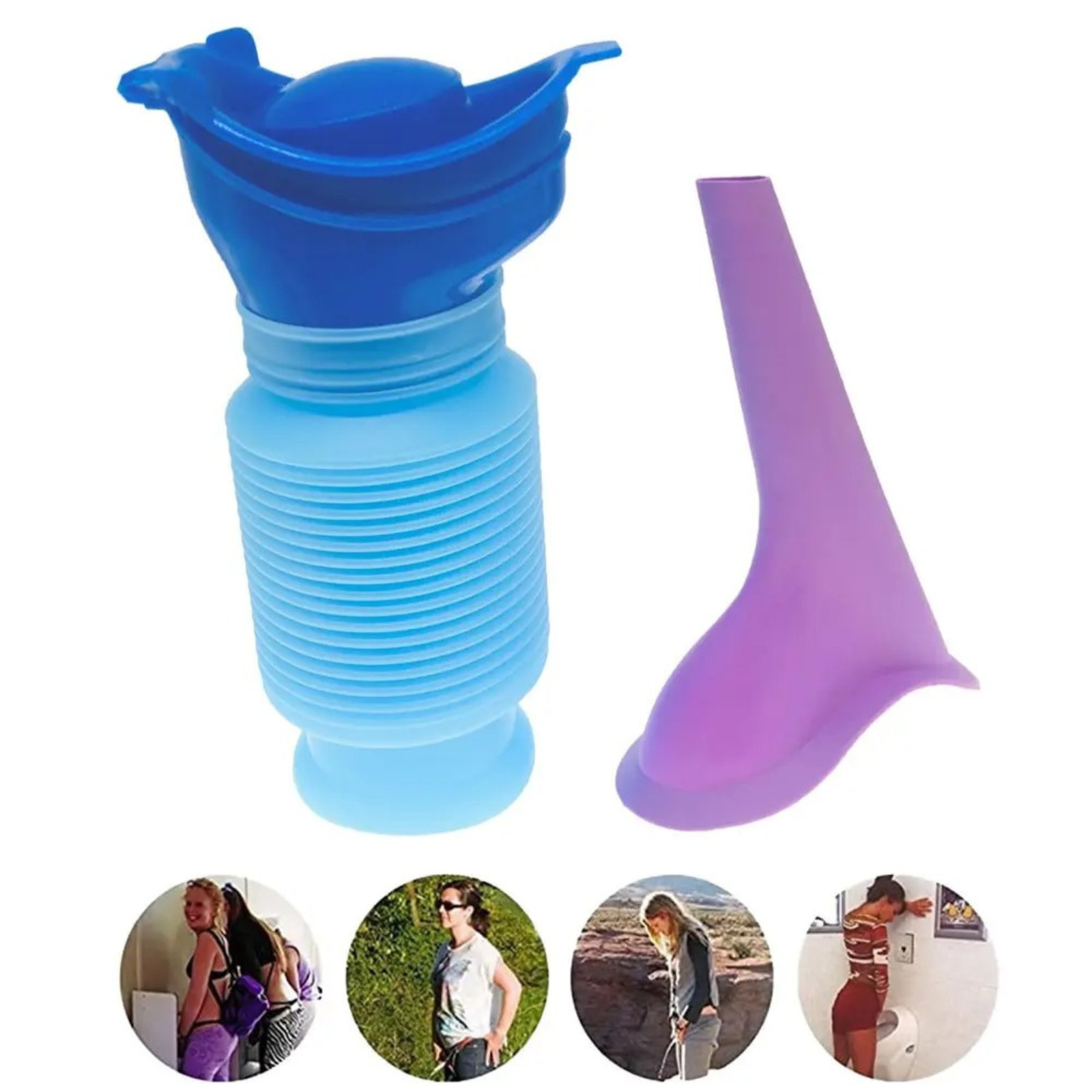Portable Urinal Male Female Emergency Travel Camping Car Toilet Pee Bottle Kit