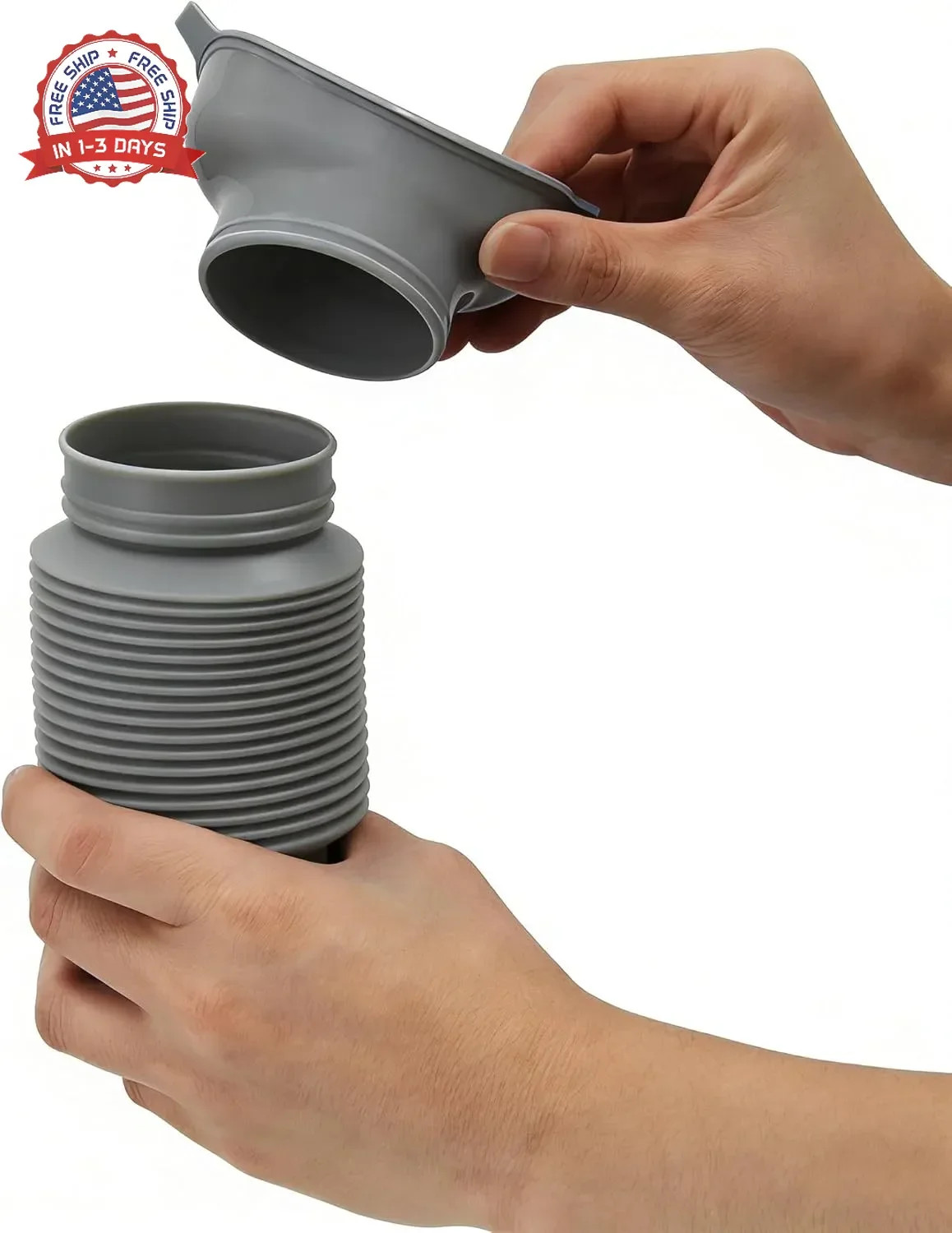 Pee Bottles for Men, Adjustable Emergency Urinal 750ml, Car Pee Bottle for Men a