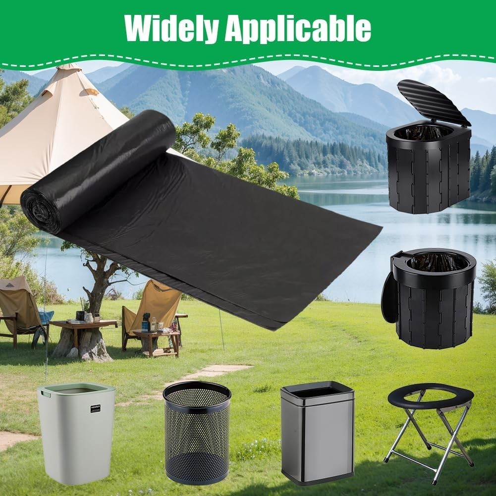 120 Pack Portable Toilet Bags – Outdoor Camping Waste Disposal Bags