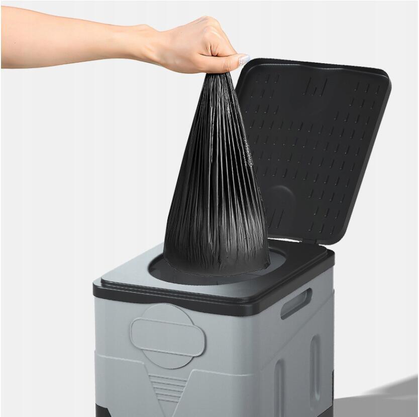 6.6 Gallon 20L Portable Toilet Flush Travel Camping Commode Potty Outdoor Indoor