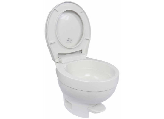 Thetford Aqua-Magic VI RV Toilet – Low Profile – Round Bowl – Slow Close Lid – W
