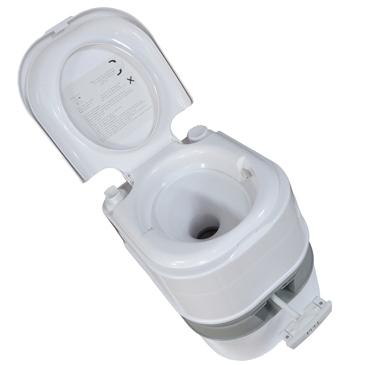 Portable Toilet 24L 6 Gallon Flush Travel Camping Outdoor/Indoor Commode Potty