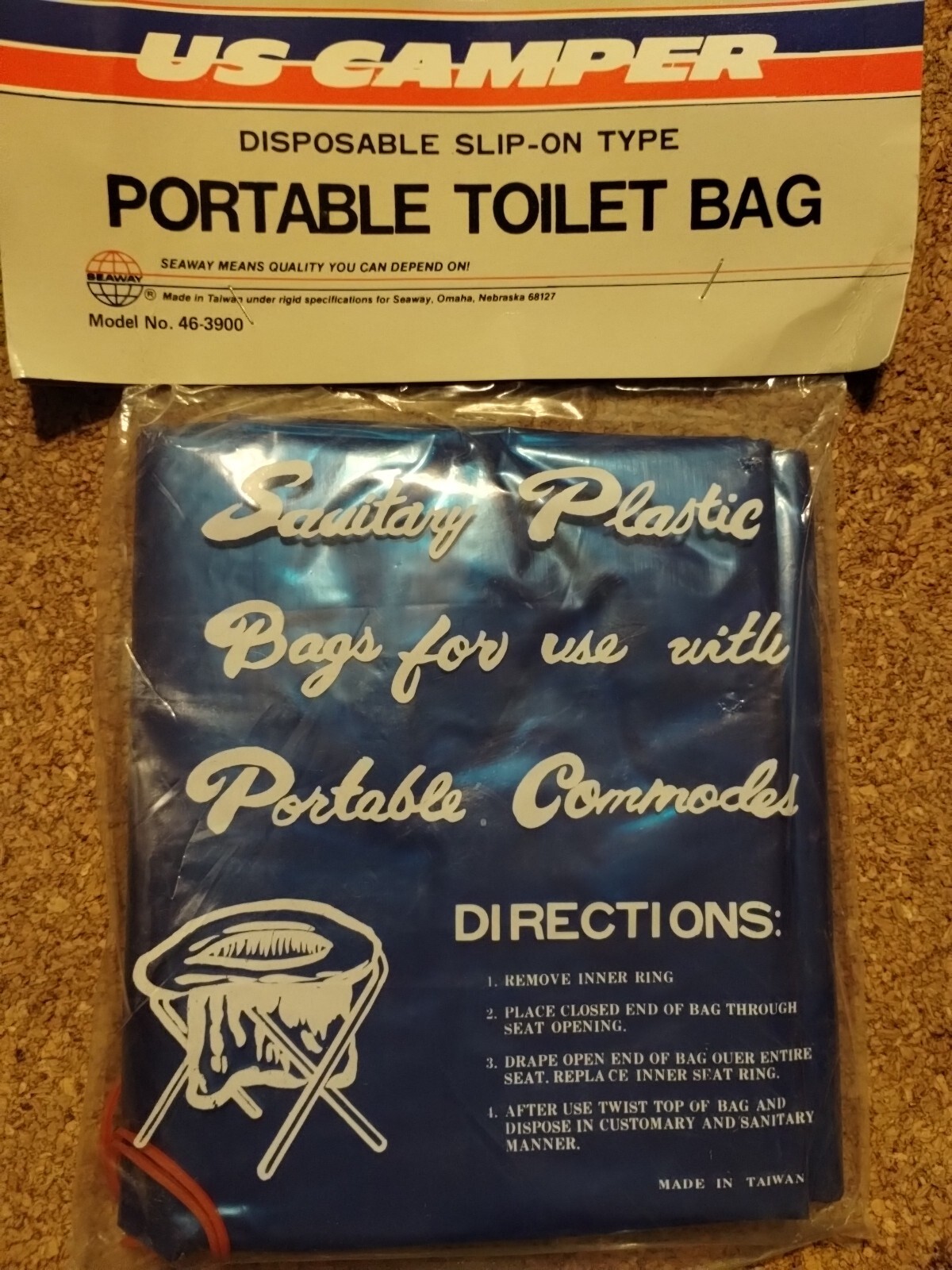 Portable Toilet Seat Camping Commode Disposable Bags