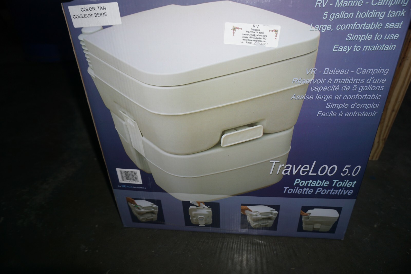 Dometic – 965 Portable Toilet 5.0 Gallon.
