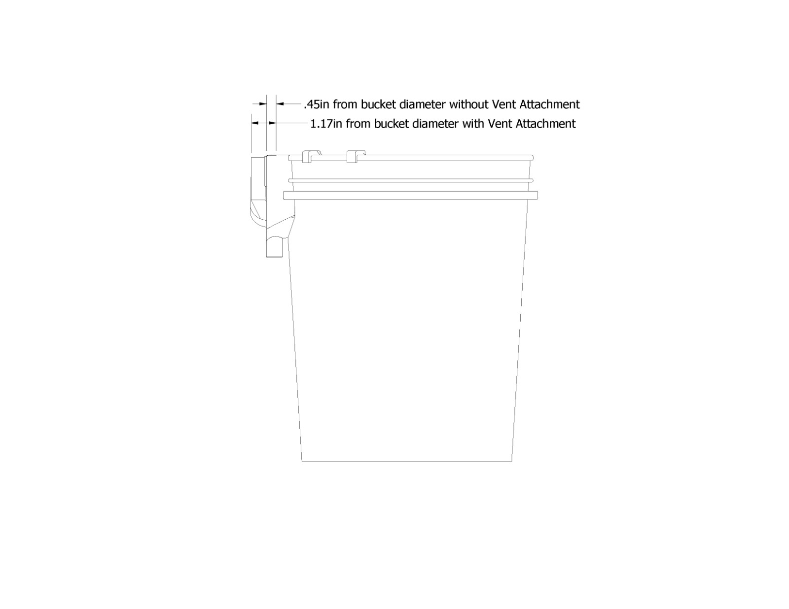 DIY Compost Toilet XL Urine Diverter and Ventilation Kit