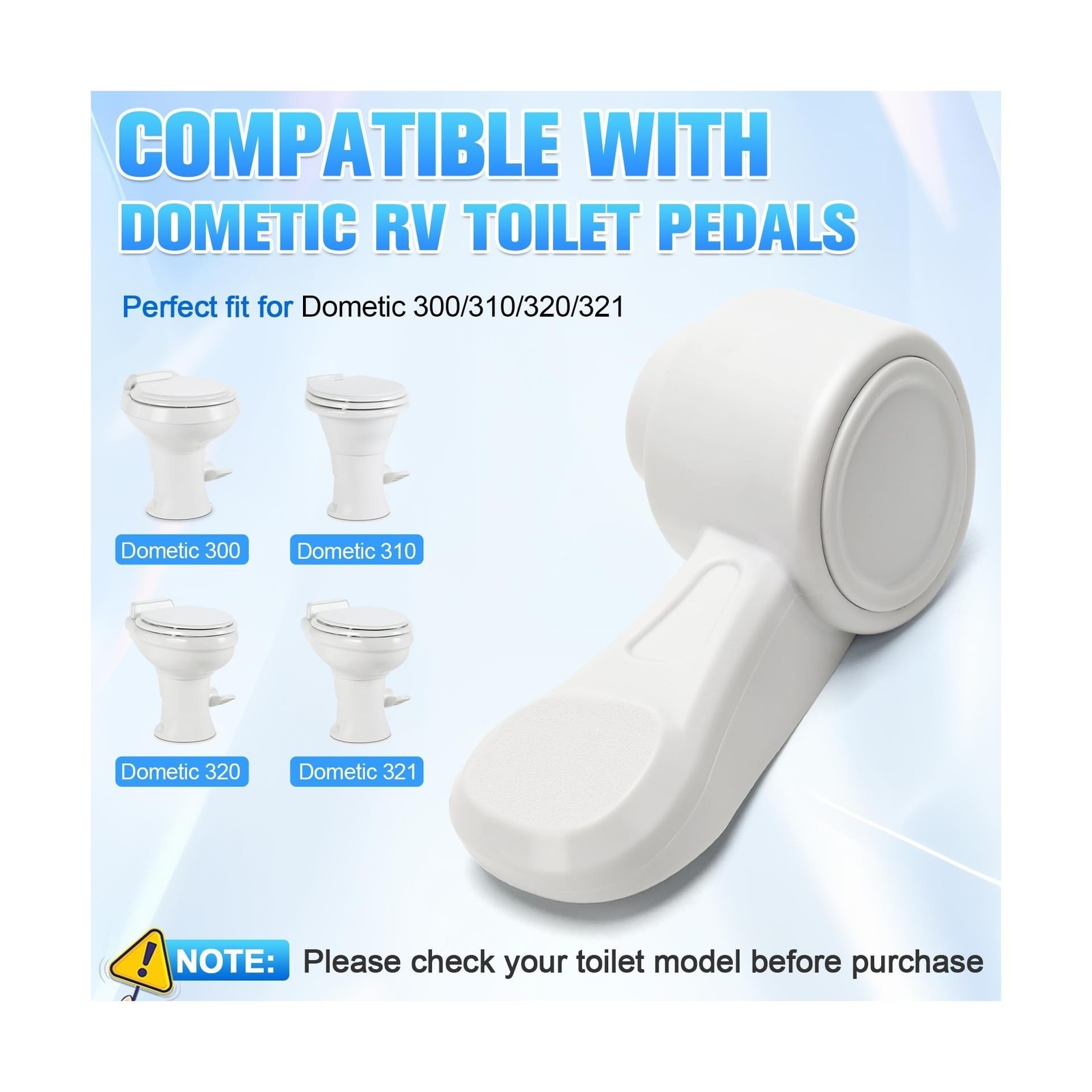 RV Toilet Flush Pedal Repair Kit – Fit For Dometic 300/310/320/321, Upgraded